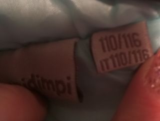 Giacca imbottita bimba 5/6 anni