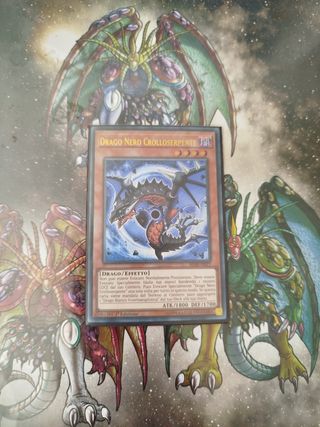 Drago Nero Crolloserpente Yu-Gi-Oh! Carta