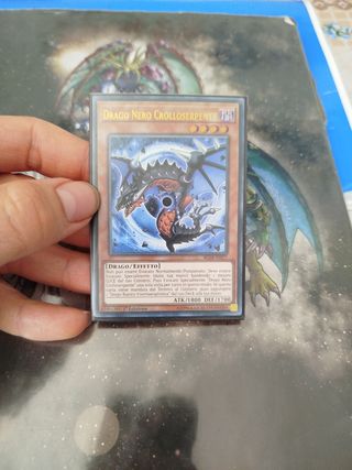Drago Nero Crolloserpente Yu-Gi-Oh! Carta