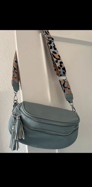 Bolso Riñonera Mujer Azul Nuevo