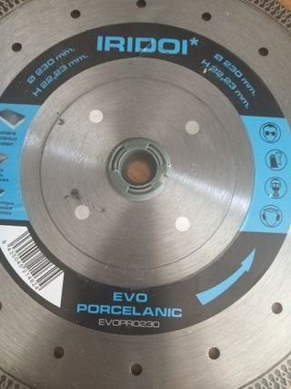 Disco Radial Iridio Evo Porcelanic 230mm