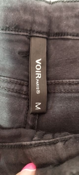 Conjunto Ropa Mujer: Jersey Gris y Pantalón Negro