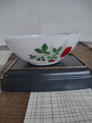 Ensaladera Arcopal Flores Rojas