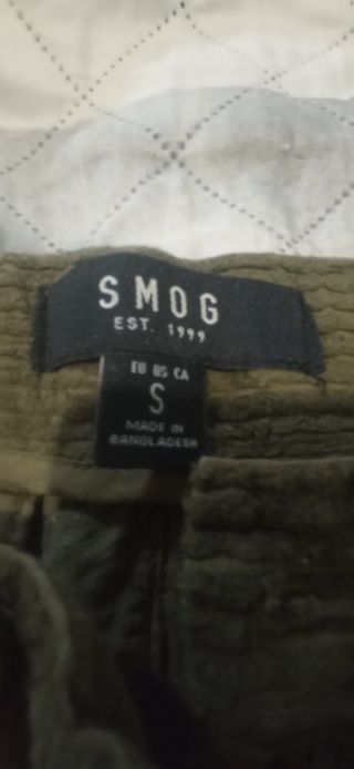 Pantalones de pana verdes