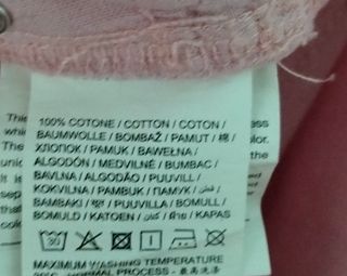 Minigonna jeans bambina 6/7 anni rosa