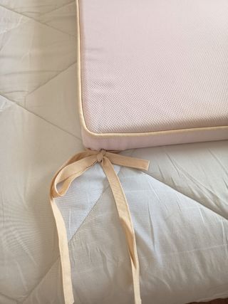 Colchón cambiador bebé rosa