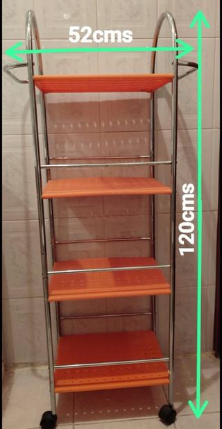 Carrello porta scaffali.