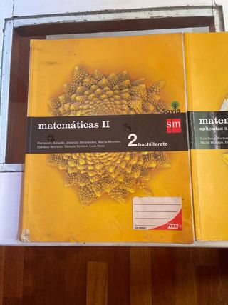 Matemáticas 2º bachillerato I y II