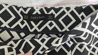Pantalón corto tiro alto estampado