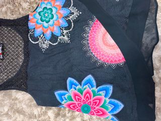 Camiseta Desigual Flores Multicolor Talla L