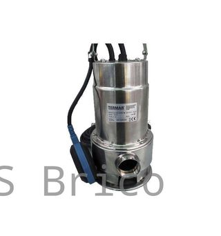 Bomba Sumergible Aguas Sucias 1000w Inox