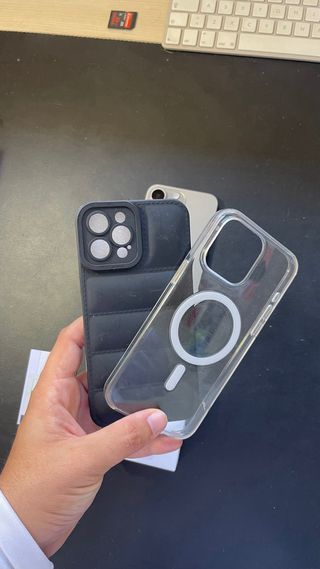 iPhone 15 Pro Max 256 GB Gris + Funda Original
