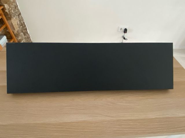 2 Estantes Ikea Negros 80x23,5x4 cm