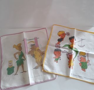 Set fazzoletti vintage Hanna Barbera anni 70