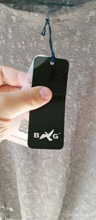 Maglietta Pizzo Donna Taglia Unica Marrone