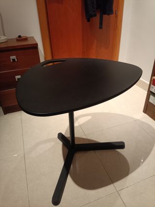 Mesa auxiliar regulable Ikea negra
