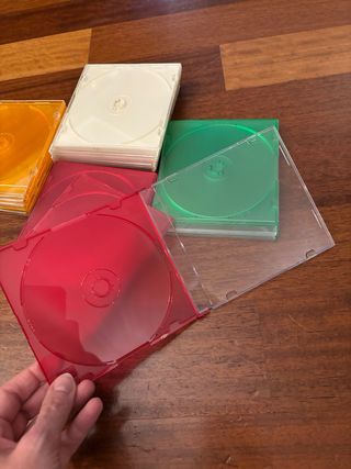 Stock 21 custodie colorate cd nuove