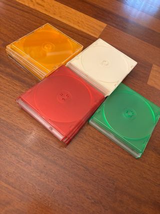 Stock 21 custodie colorate cd nuove