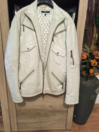 Cazadora Piel Hombre Talla L