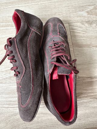 Zapatos Carolina Herrera Marrón/Rojo Hombre