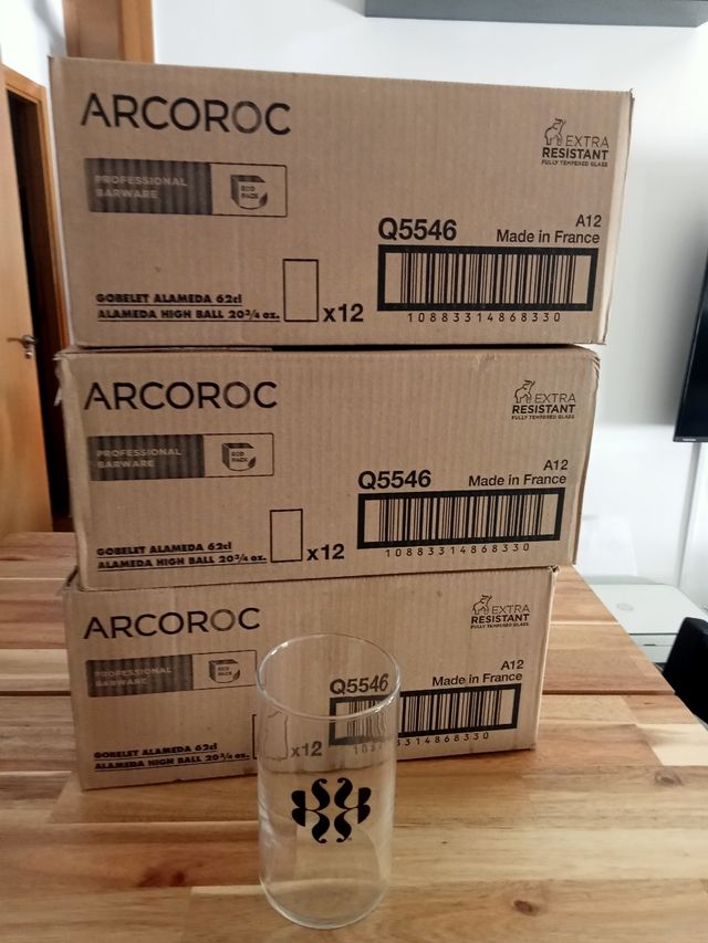 Vasos High Ball 62cl (3x12 uds)