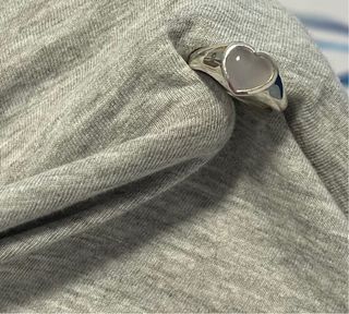 Anillo sello TOUS Bold Motif de plata y calcedonia