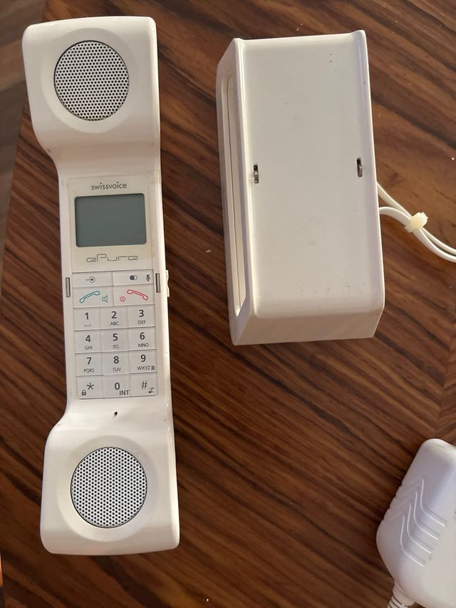 Teléfono fijo Swissvoice blanco