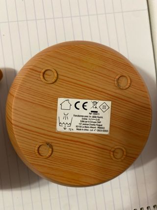 Humidificador difusor madera