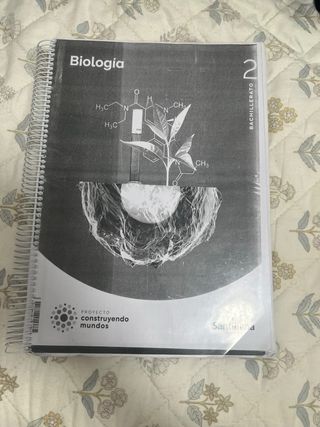 Libro biología segundo de bachillerato