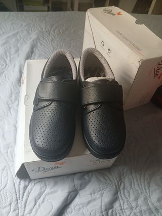 Zapatillas Dian Negras Velcro