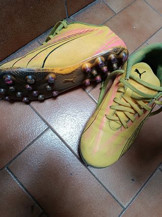 Botas fútbol niño Puma Ultra Play talla 37