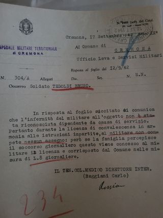 Documenti 2ª Guerra Mondiale