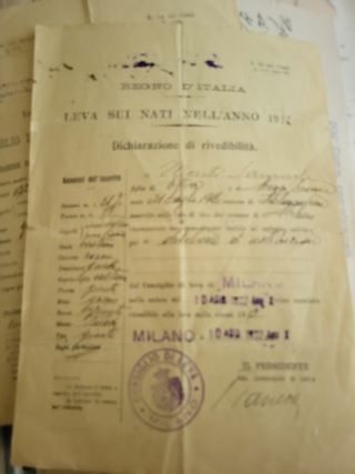 Documenti 2ª Guerra Mondiale