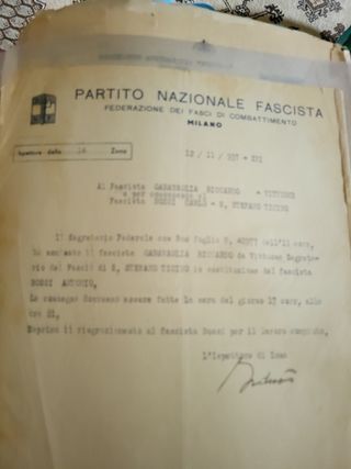 Documenti 2ª Guerra Mondiale