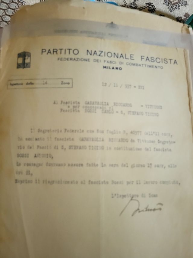 Documenti 2ª Guerra Mondiale