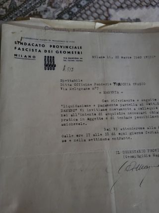 Documenti 2ª Guerra Mondiale