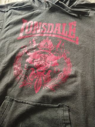Sudadera sin mangas Lonsdale gris