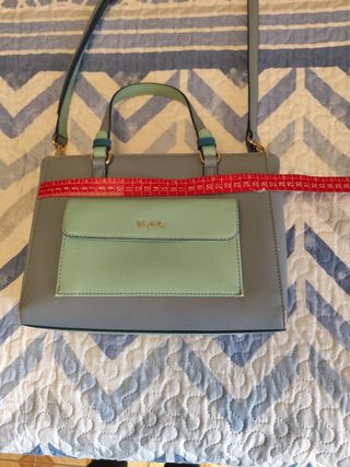 Bolso Tous Gris azul  y Verde Original