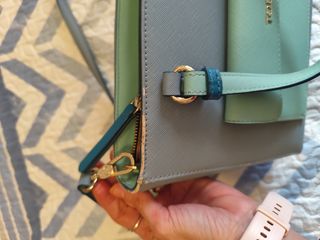 Bolso Tous Gris azul  y Verde Original