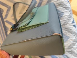 Bolso Tous Gris azul  y Verde Original