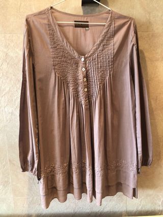 Blusa Anita Khan Batista Túnica Talla L