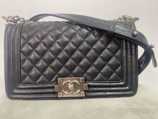 Bolso Chanel Boy Negro Cuero
