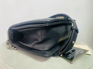 Bolso Chanel Boy Negro Cuero