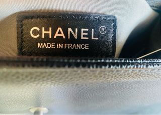 Bolso Chanel Boy Negro Cuero