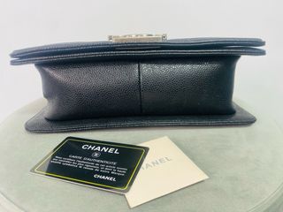 Bolso Chanel Boy Negro Cuero