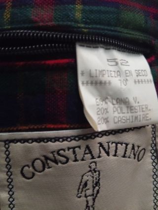 Abrigo caballero cashmere azul marino 