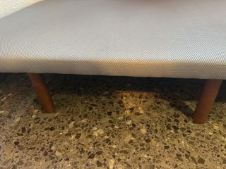 Base Cama 90cm Tapizada con Patas