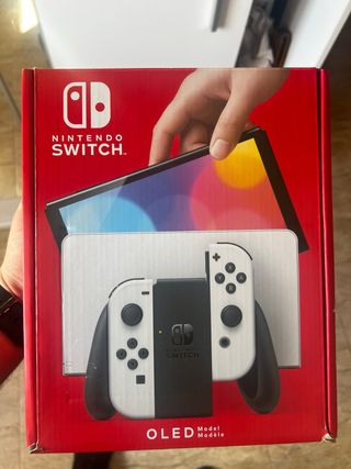 Controlli OLED per Nintendo Switch neri, bianchi