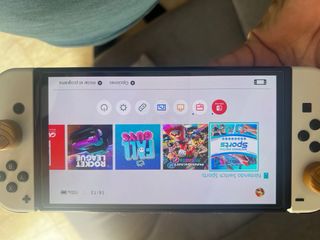 Controlli OLED per Nintendo Switch neri, bianchi