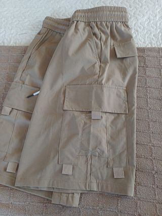 Pantalón Cargo Beige Caballero